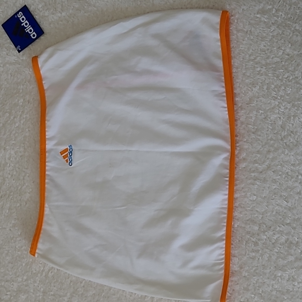 RARE Vintage Tennessee Lady Vols NEW Adidas UT Tennis Skirt Orange White Logo XL - Picture 3 of 13